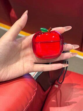 Cute Red Apple Earbud Case Compatible with AirPods Pro – Like New